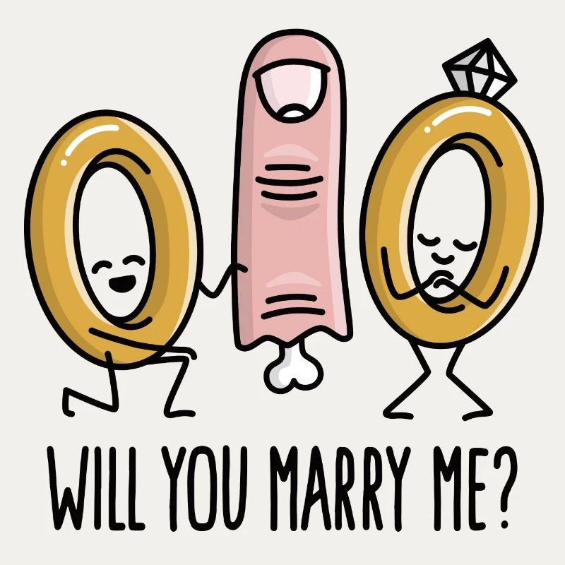Willst du mich heiraten Heiratsantrag Eheringe