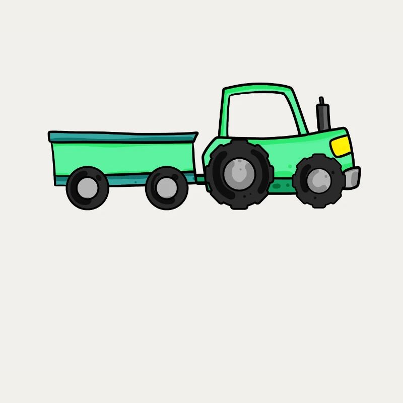 Tractor with trailer