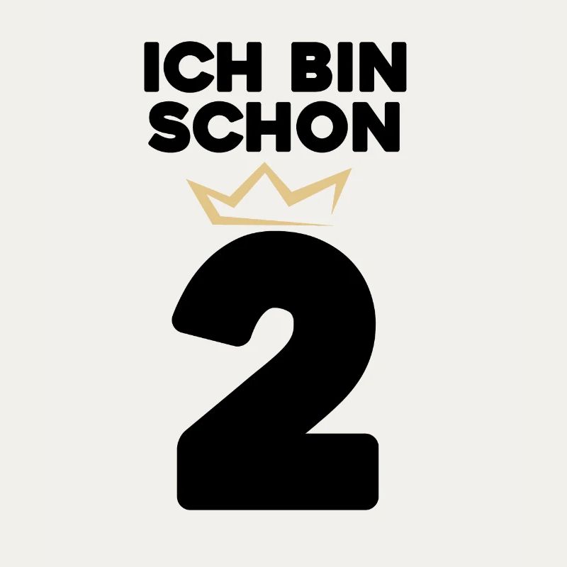 2 Geburtstag - 2 Jahre mit Krone