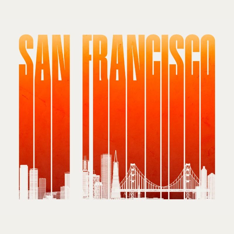 San Francisco Skyline Gradient