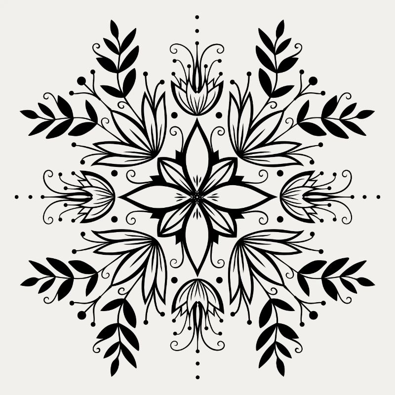 Flower Pattern Cottagecore Aesthetic