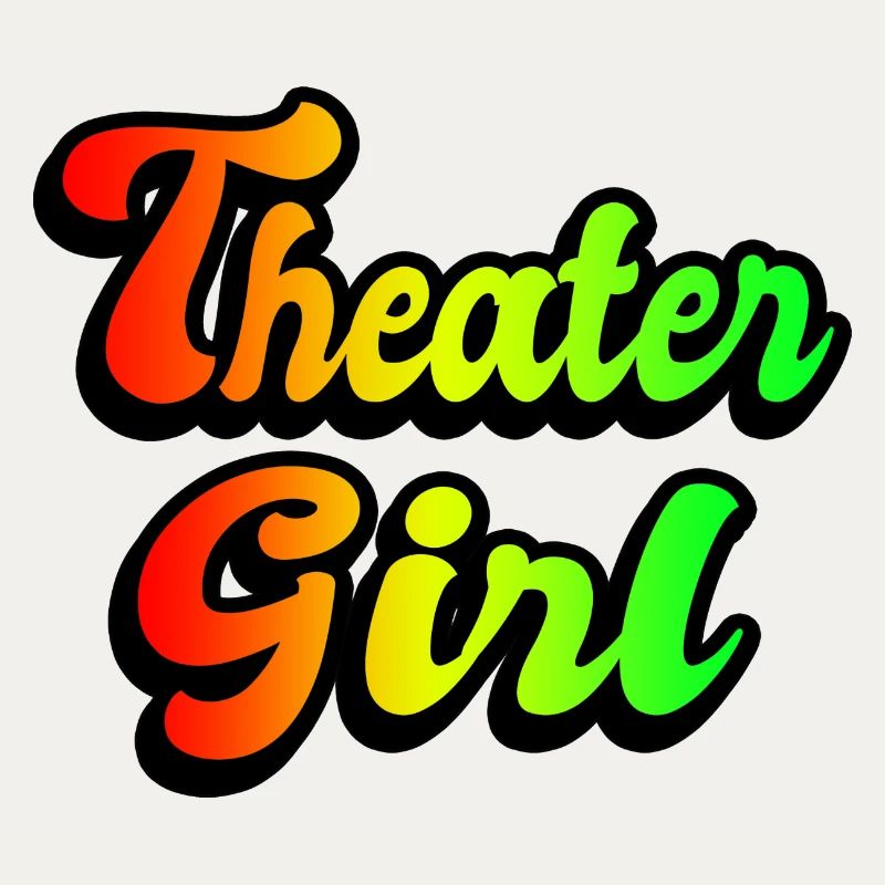 Theater Mädchen Regenbogen