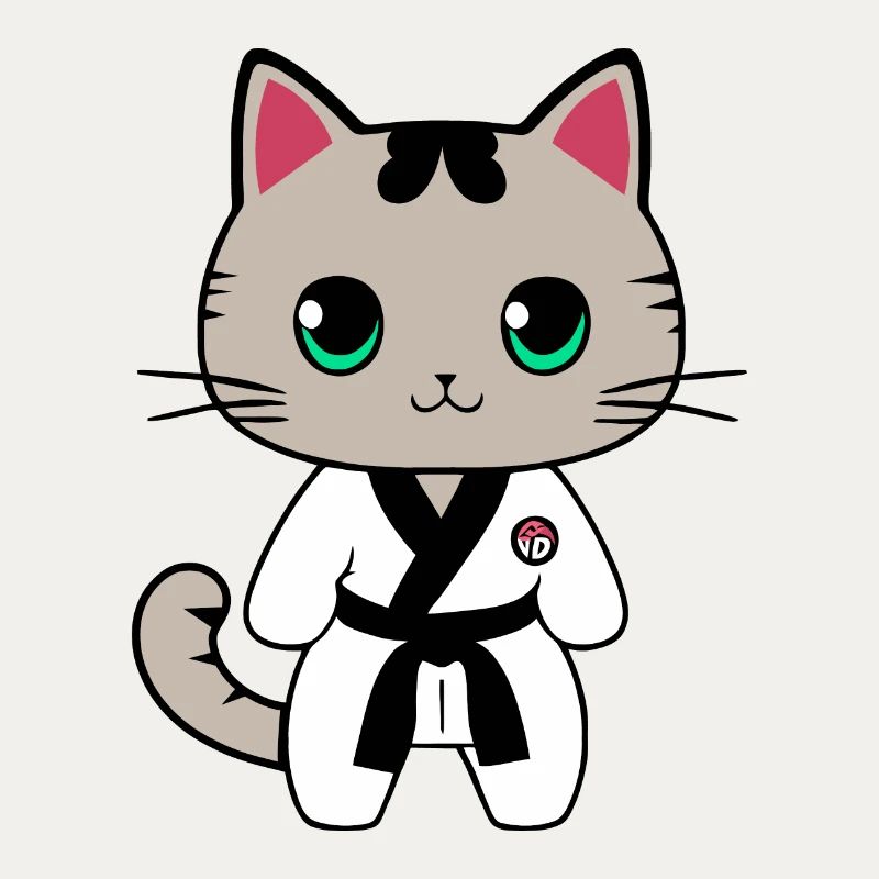 Chatons de karaté