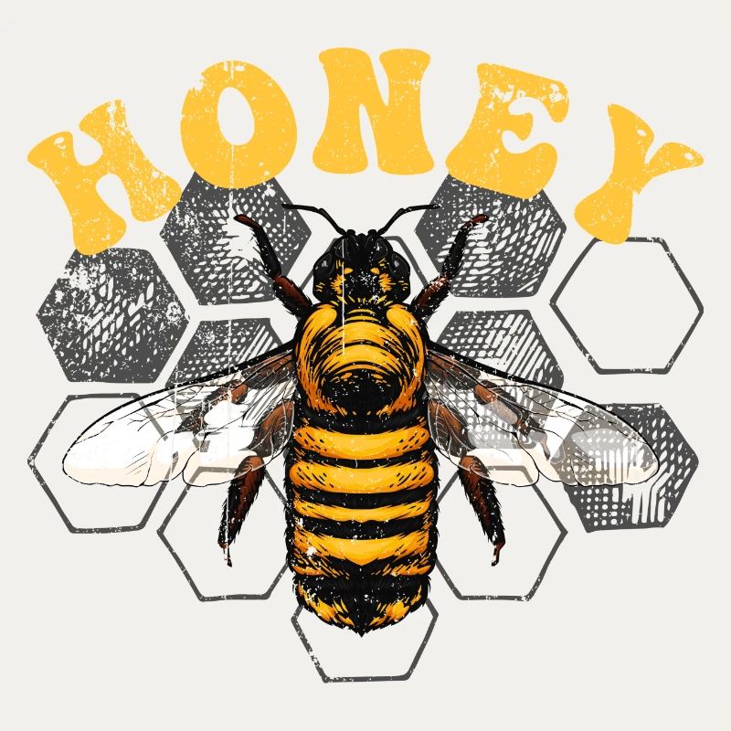 Honey Bee on Hex Grid