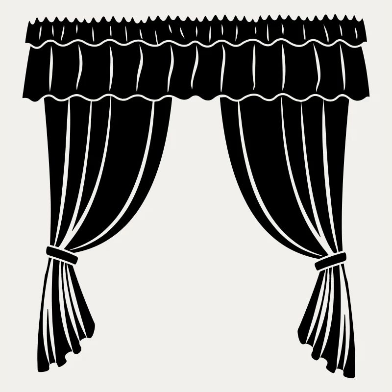 Vorhänge Theater oder Geschäft