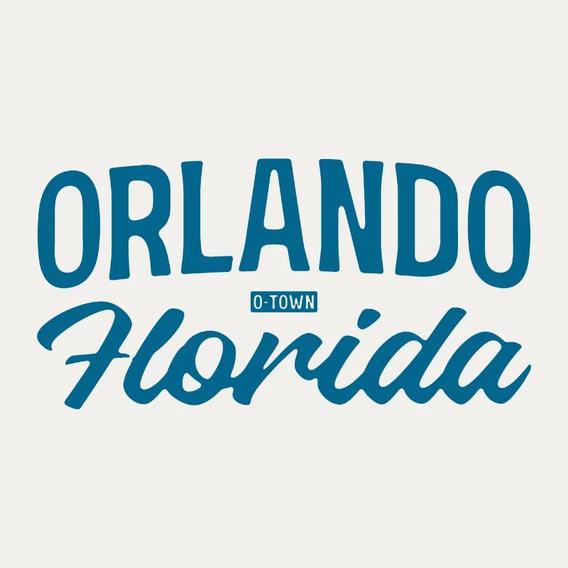 Orlando Florida Script Stil