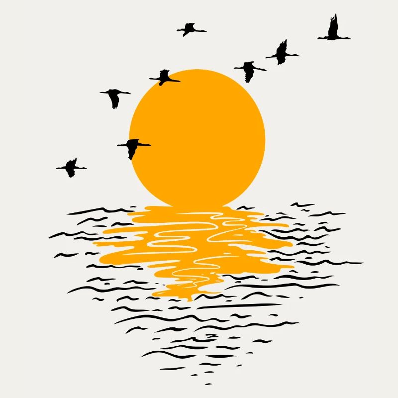 Wild Geese Cranes Spring