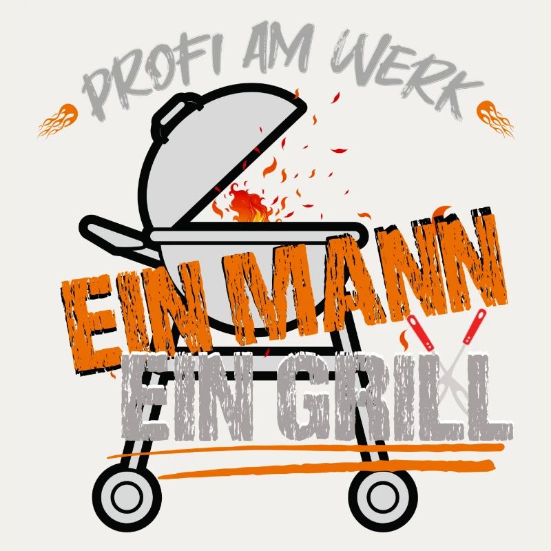 Ein Mann Ein Grill