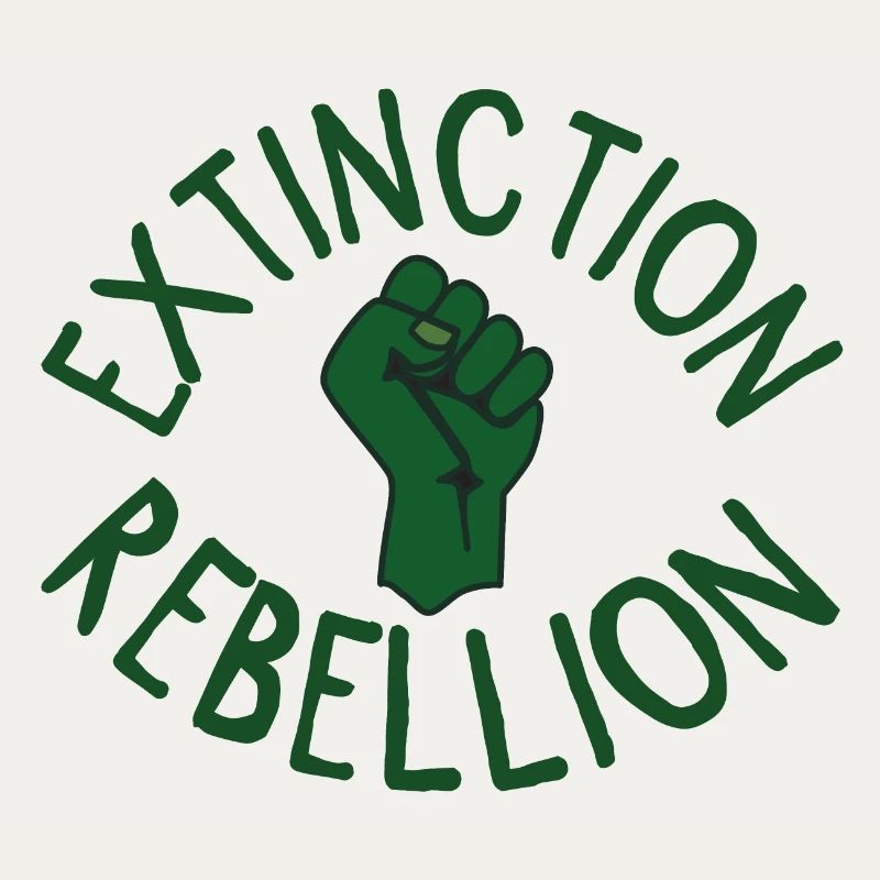 Extinction Rebellion Faust green