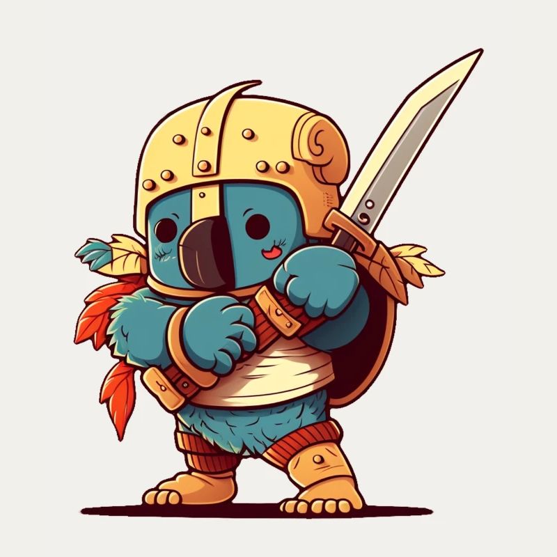 Chevalier Koala mignon