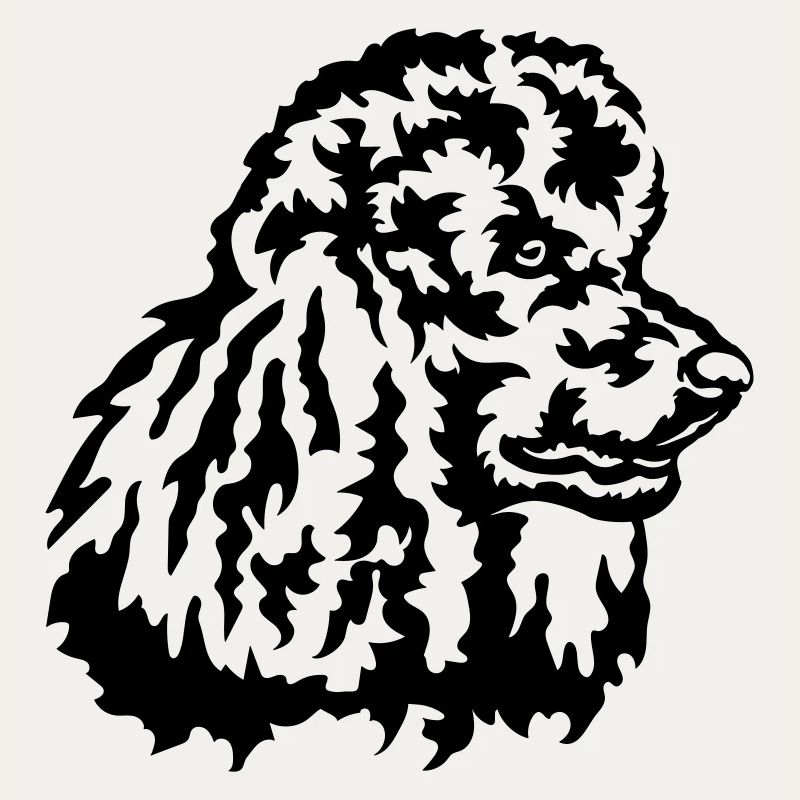 Big Poodle Head
