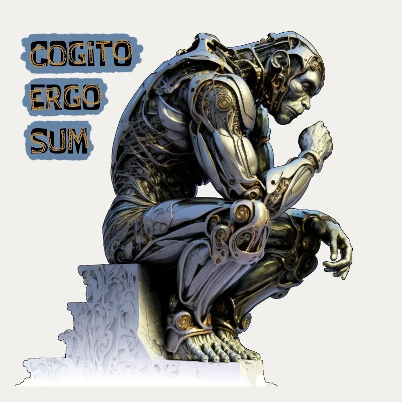 Cogito 02 - Cyborg Thinker Cogito Ergo Sum