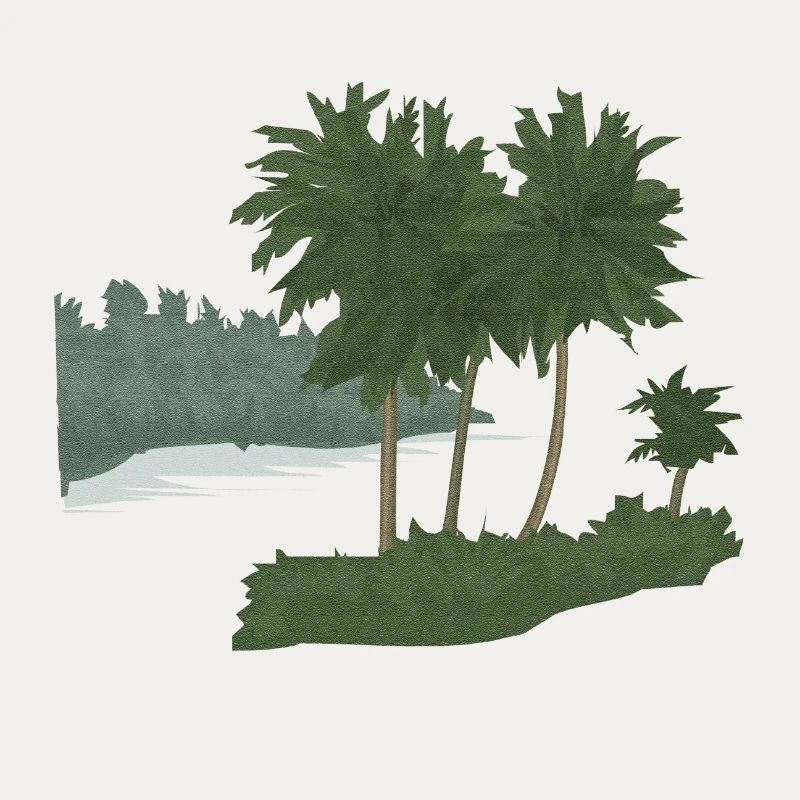 Palm Island avec effet de structure (mod.)