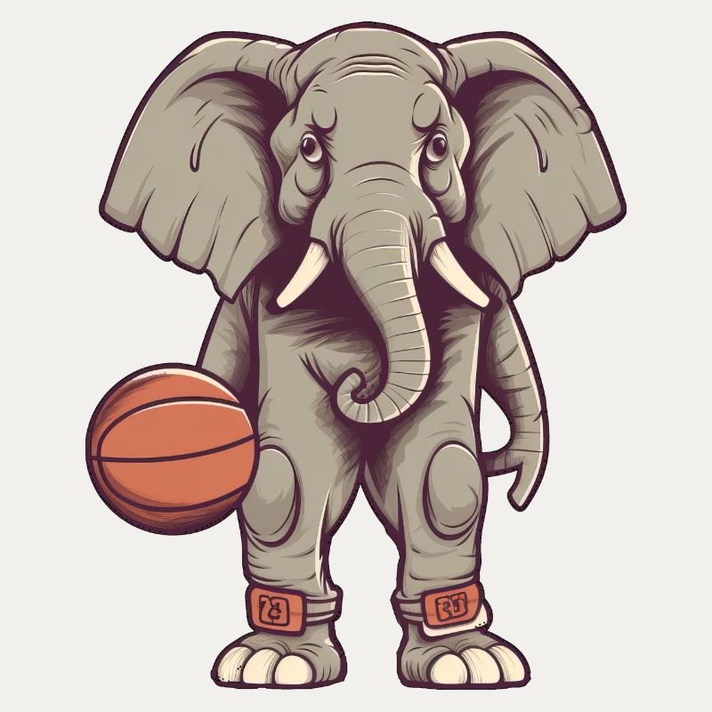 Basketball Elefant