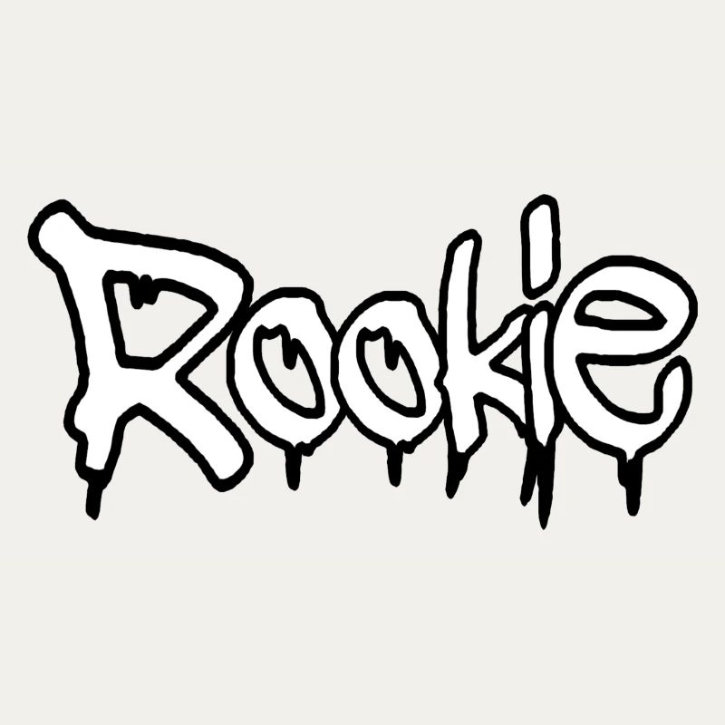 Graffiti-Stil Anfänger-Textdesign