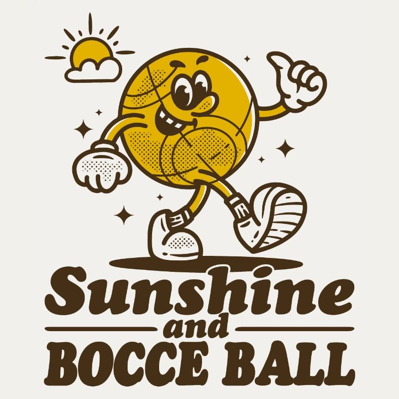 Sunshine And Bocce Ball mit Jack Bocci Game Bocce