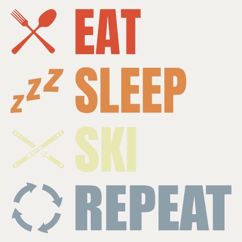 Manger Dormir Ski Répéter