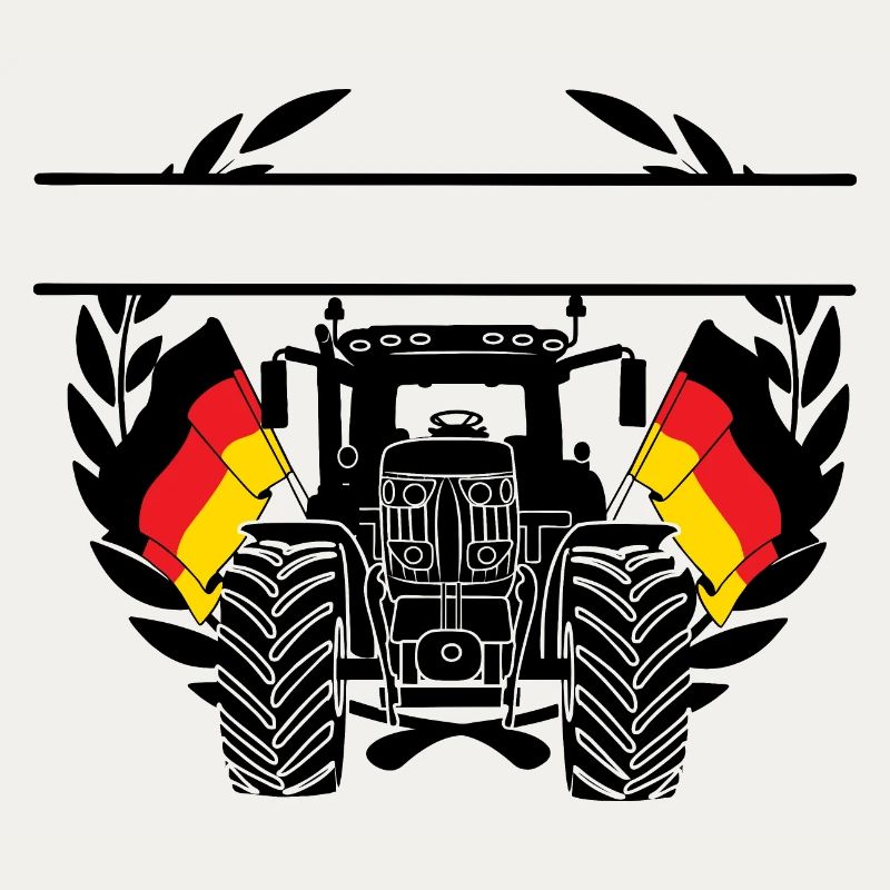 Tractor flag Germany