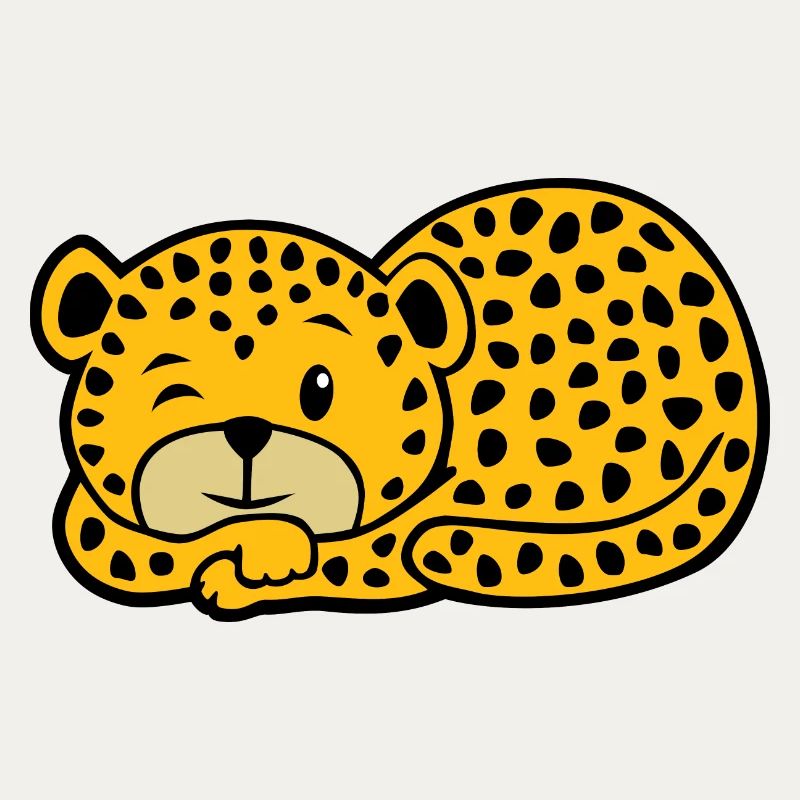 Sleeping Leopard