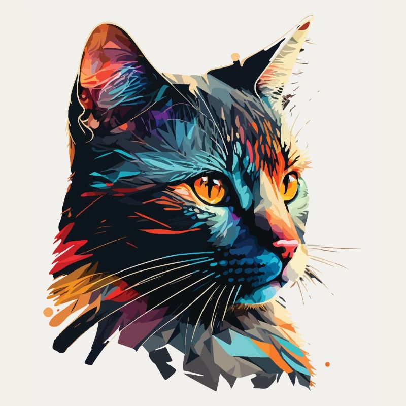 Bunte Katze