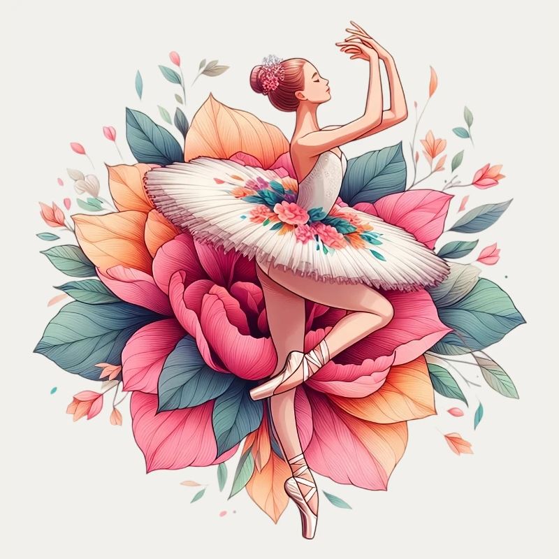 Danseuse de ballet avec tutu