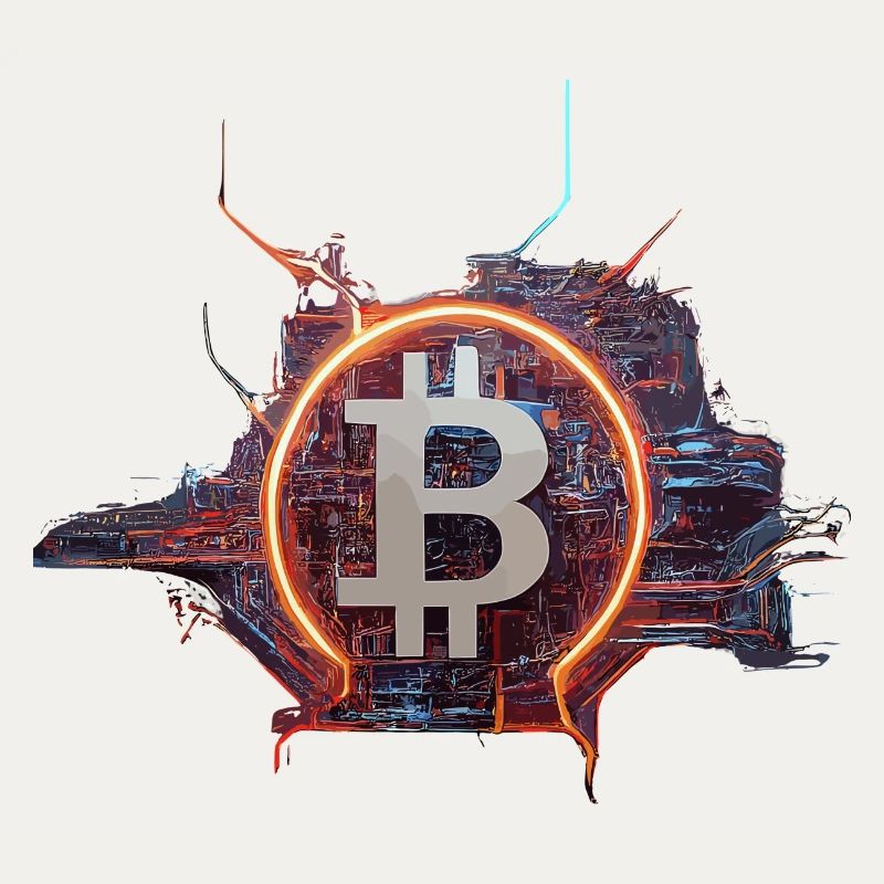 Cyber-Modern Bitcoin Design