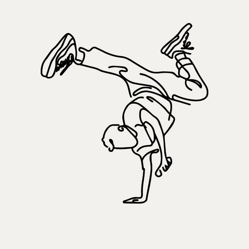 Breakdance Junge