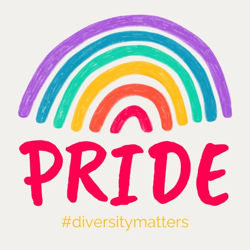 Pride pink #diversitymatters