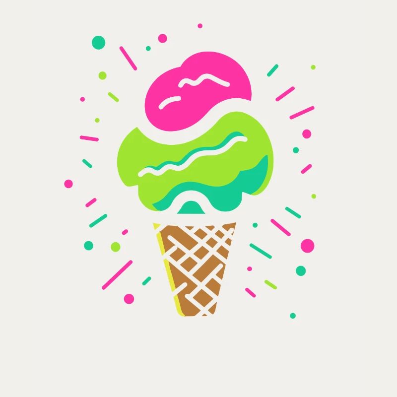 Eiswaffel Comic Look