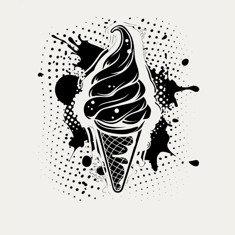 Cornet de crème glacée