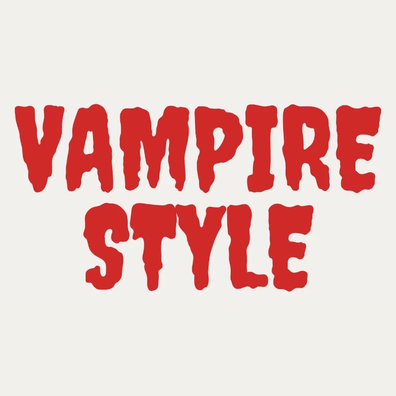 Vampire Style Playful Graphic Design