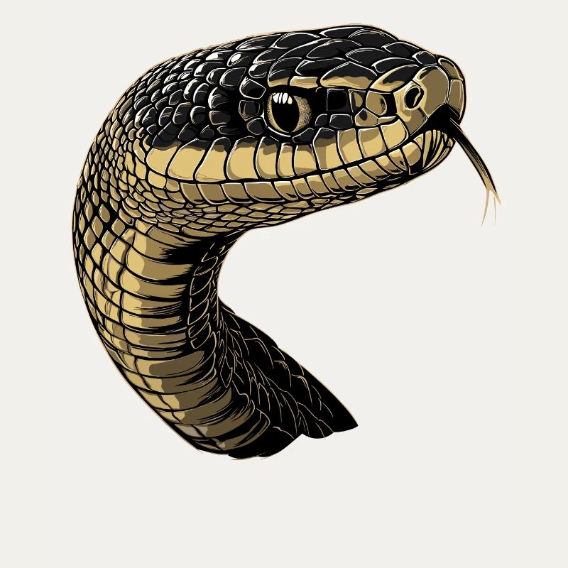 Serpent Python Cobra Mamba Serpent à sonnettes Serpent