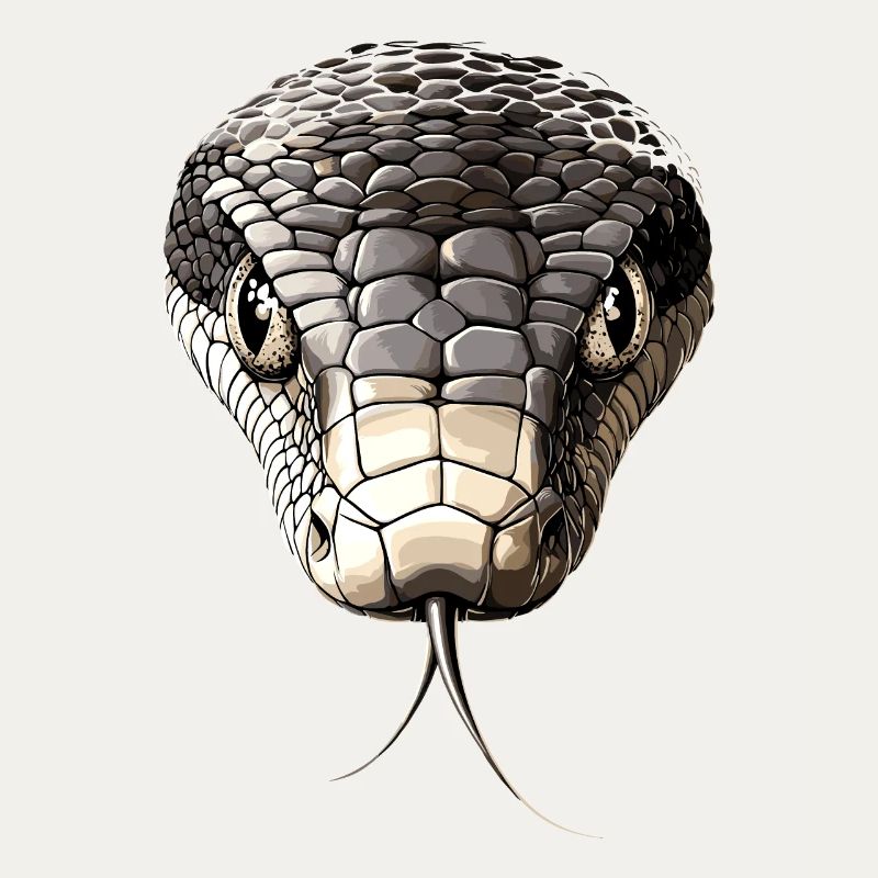 Serpent Python Cobra Mamba Serpent à sonnettes Serpent