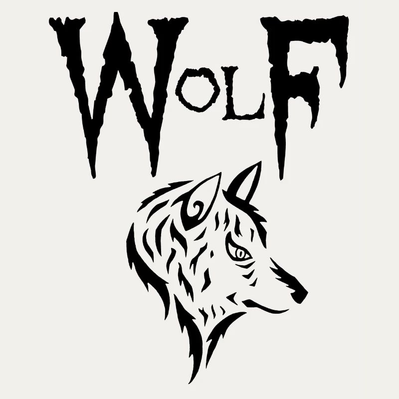 Schwarzer Wolf