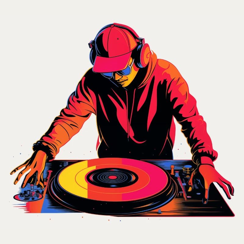 Diskjockey Retrowave