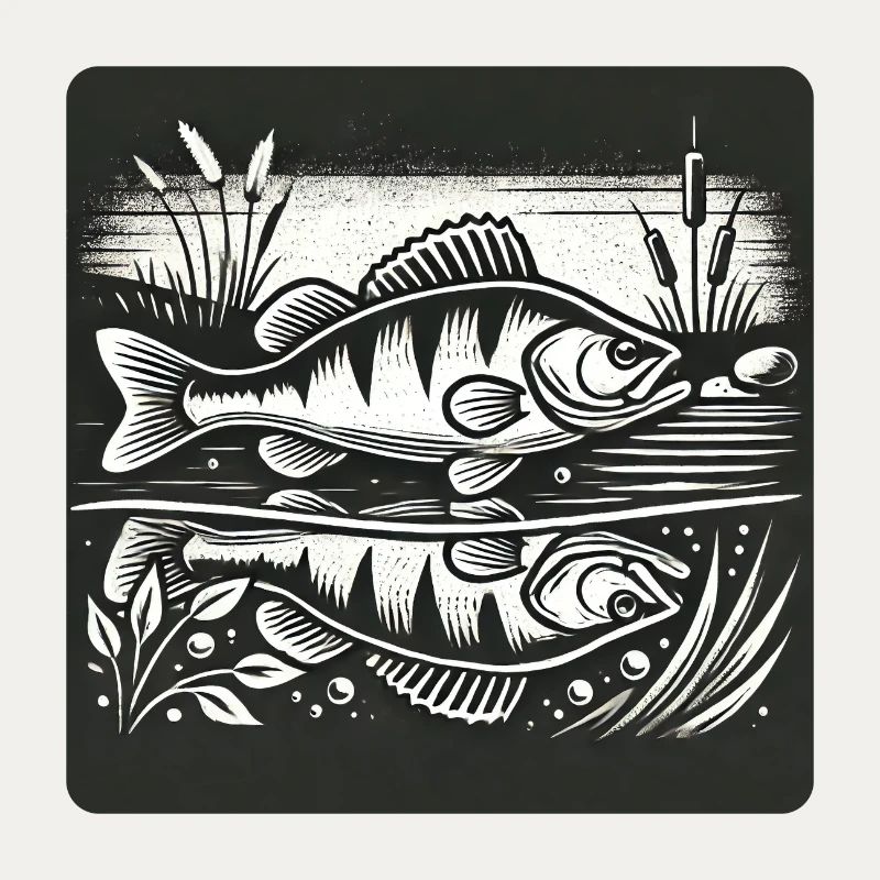 Perch predatory fish design