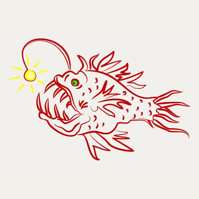 Ein Laternen Fisch