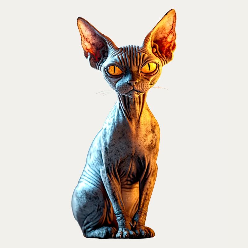 Chat Sphynx Chat Sphynx Chat Canadien Mignon Sphinx