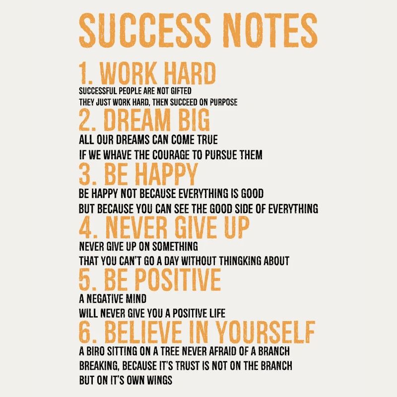 success notes