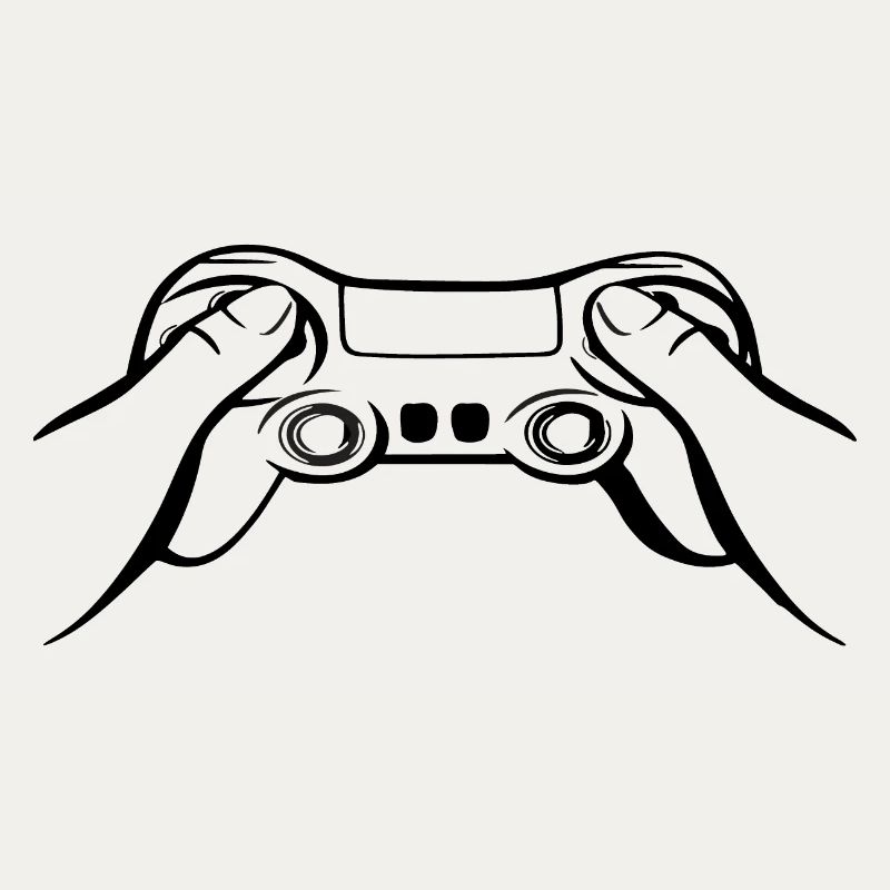 Manette de jeu noire