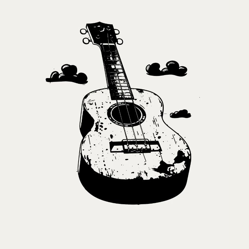 Ukulele Comic-Stil