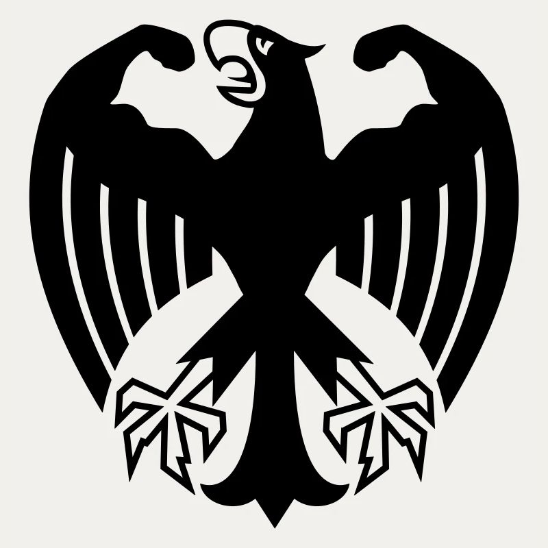 Fitness eagle with muscles
