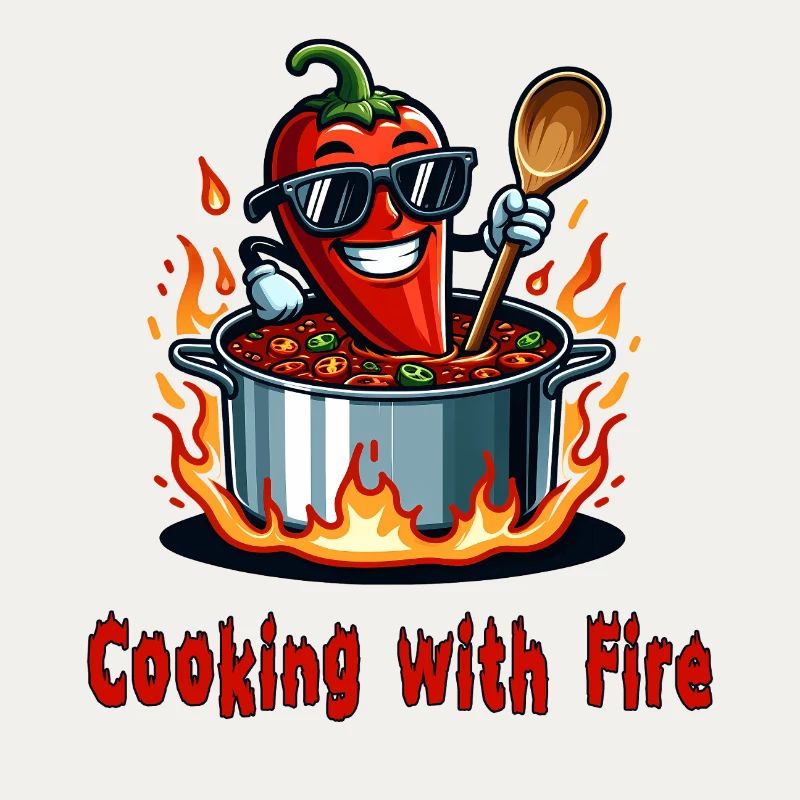 Cuisiner avec le feu