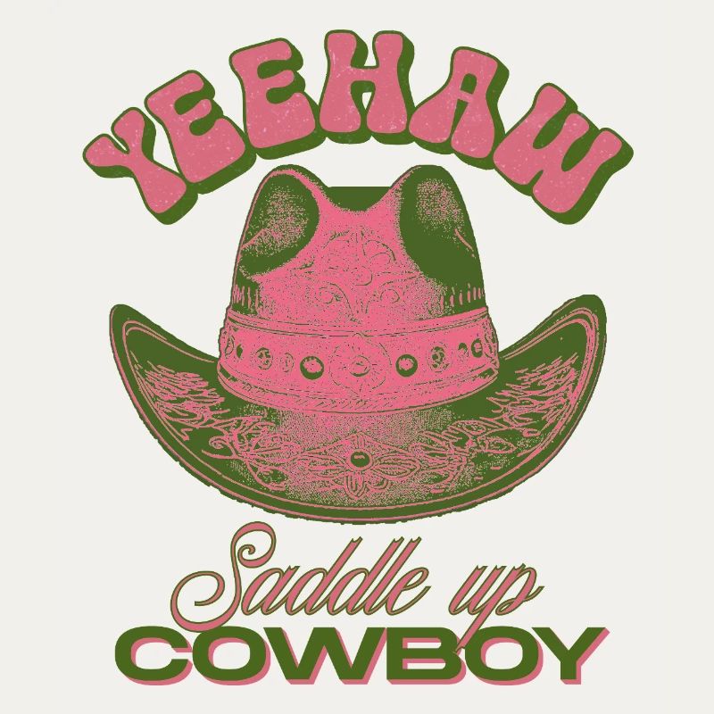 Yeehaw Saddle Up Cowboy Hat