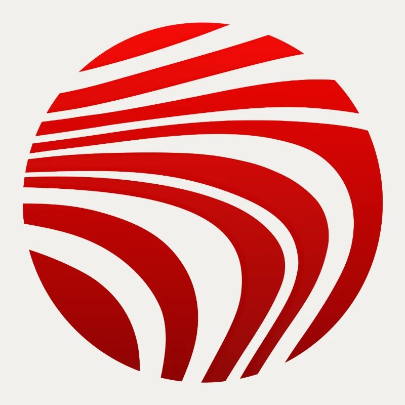 Psychedelic Pattern Red Gradient