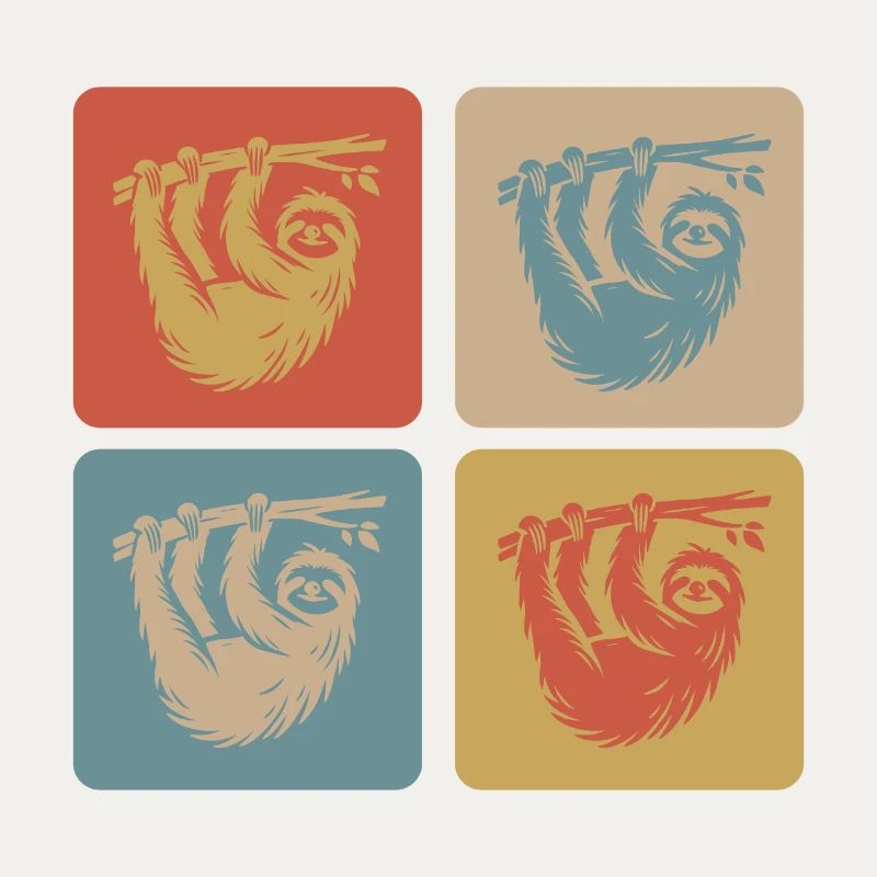 Relaxed sloth – take it easy