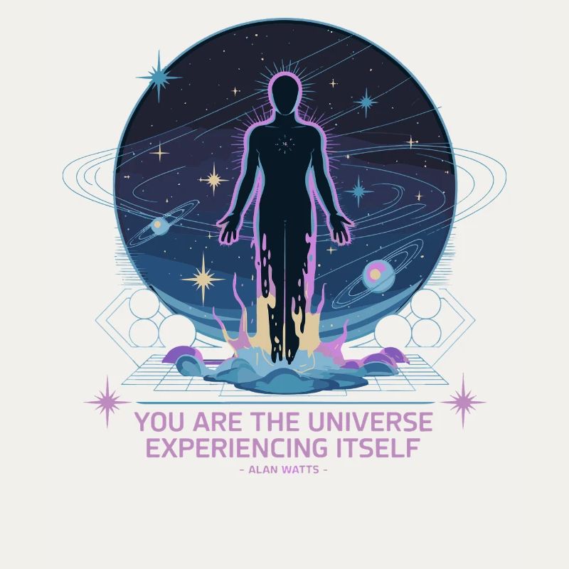Celestial Being | Alan Watts Quote Design