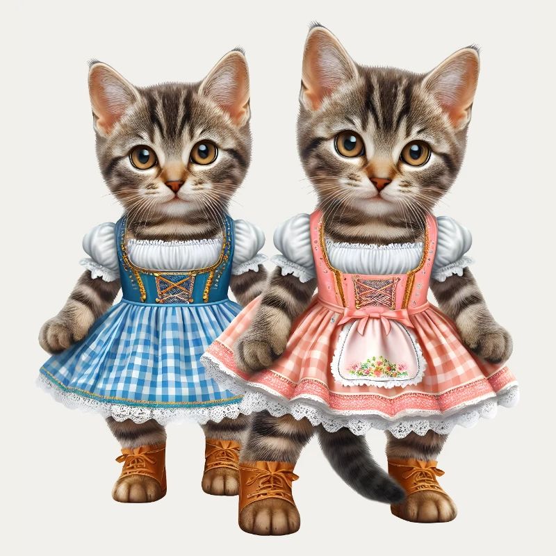Dirndl kitties