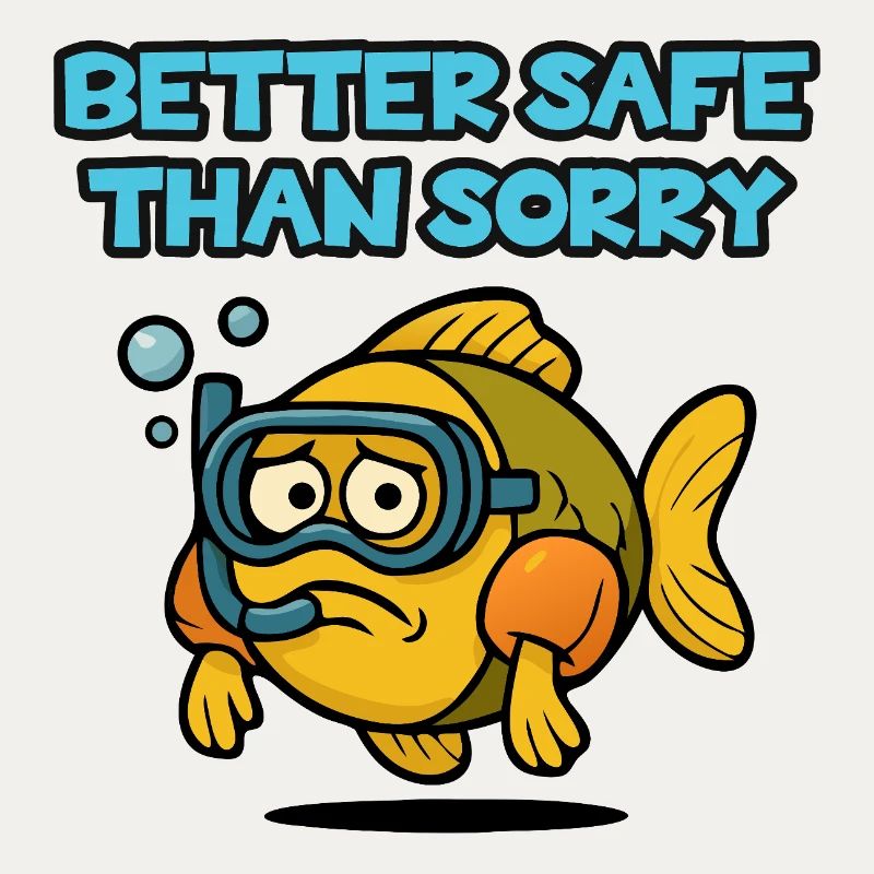 Safe diving fish