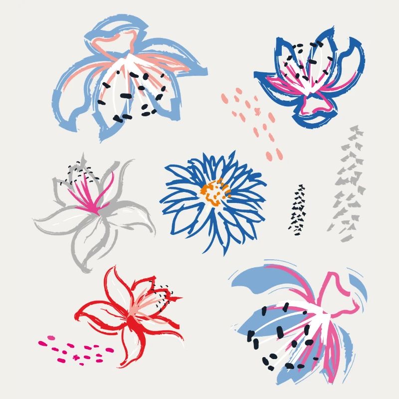 Blumenornament